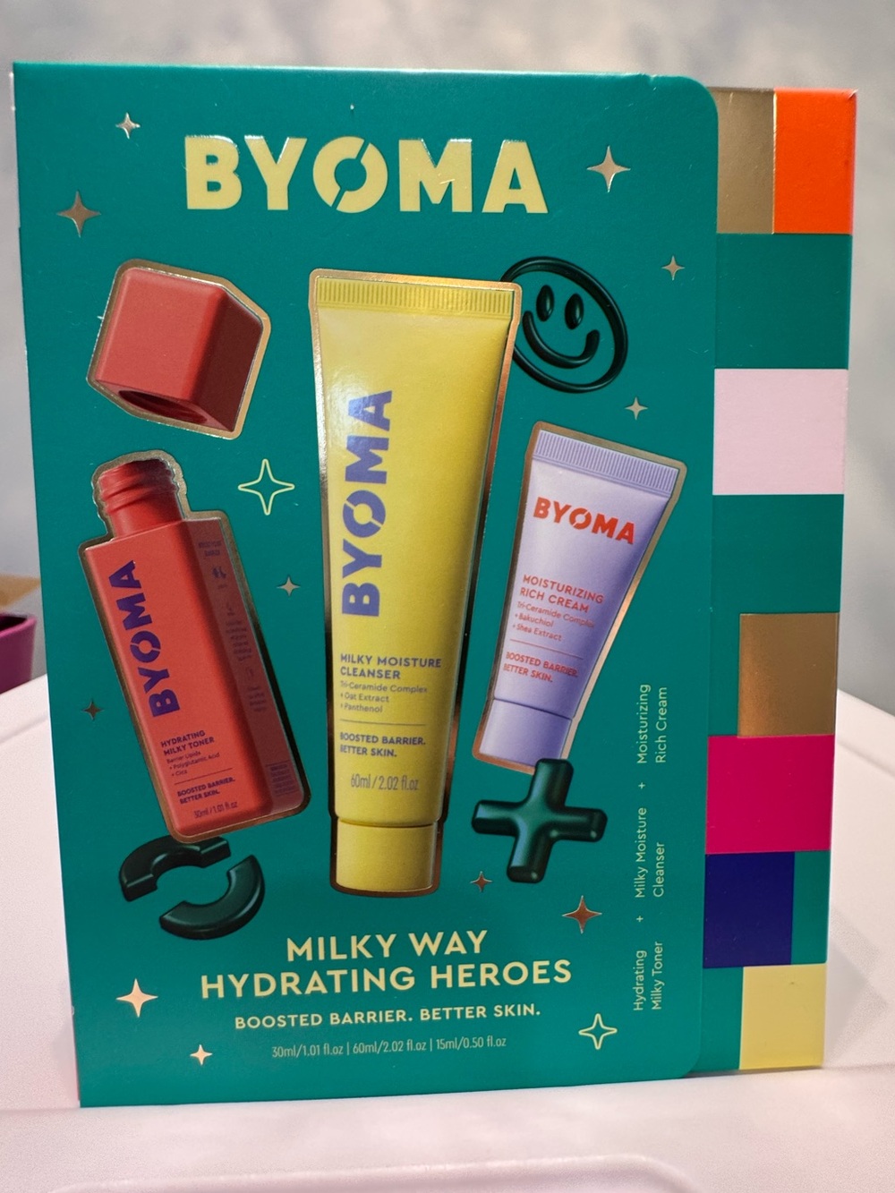BYOMA Milky Way Hydrating Heroes Skincare Set